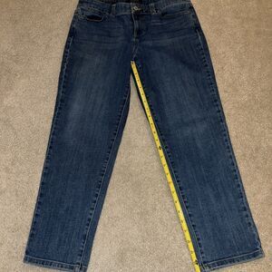 Talbots Boyfriend fit Jeans 10P Medium Wash Simple Flattering Collection